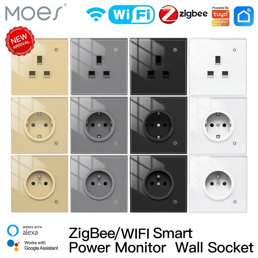 Moes ZigBee Wall Socket WIFI S - Smart Home Europe recension och pris