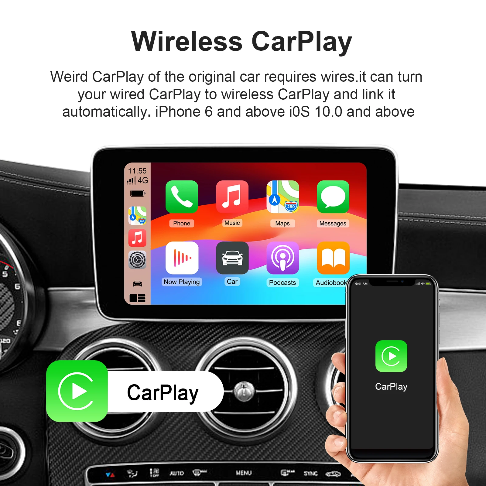 Hot Android 11 CarPlay AI Box  - Smart Home Tv recension och pris