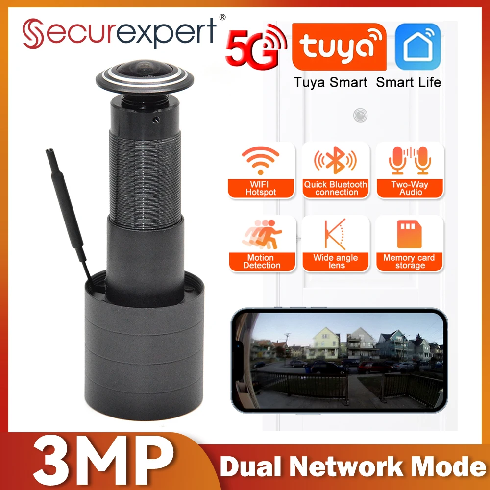3MP HD 2.4G/5G WiFi Door Viewe - Smart Home Camera Ezviz recension och pris