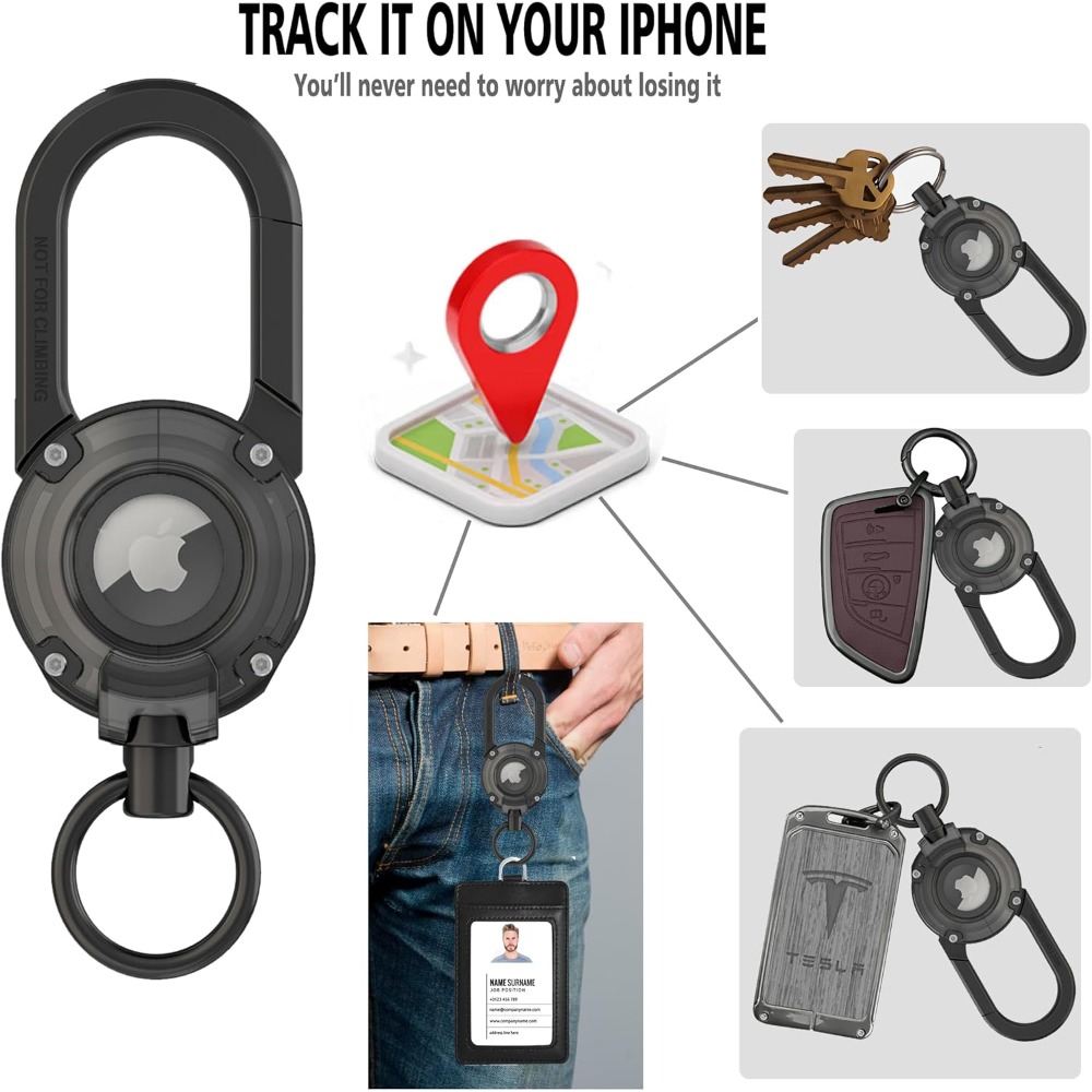 For AirTag Holder Keychain,All - Smart Home Hub Matter recension och pris