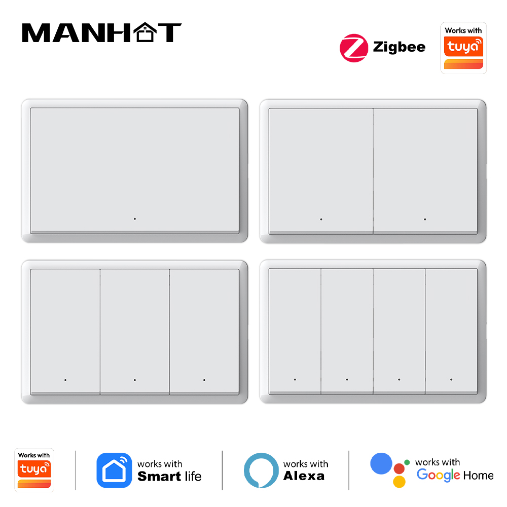 Manhot Smart zigbee Switch No  - Smart Home Google Assistant recension och pris