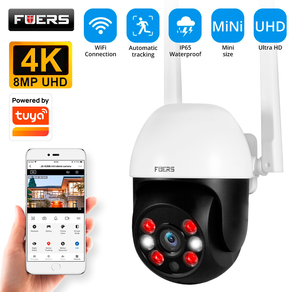 Fuers 8MP 4K IP Camera Outdoor - Smart Home Camera Ezviz recension och pris