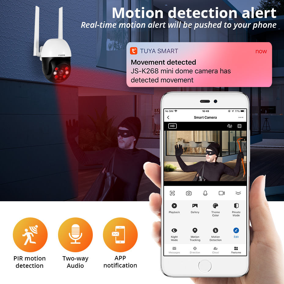 Fuers 8MP 4K IP Camera Outdoor - Smart Home Camera Ezviz recension och pris