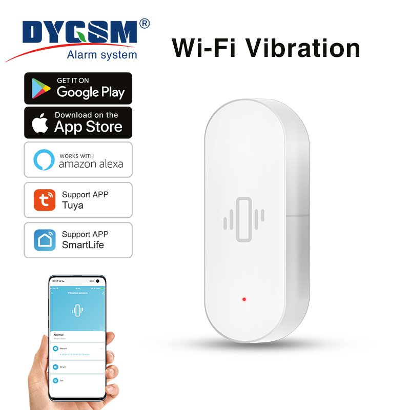 Tuya WiFi Vibration Sensor, Se - Smart Home Tools recension och pris