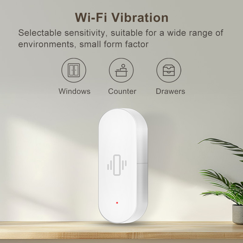 Tuya WiFi Vibration Sensor, Se - Smart Home Tools recension och pris
