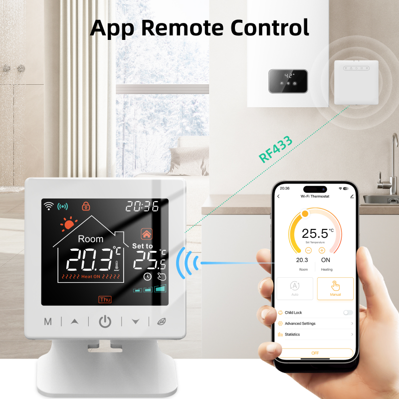Smart home Wifi thermostat tuy - Smart Home Package recension och pris