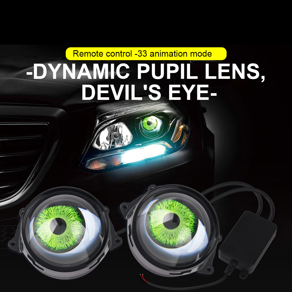 Devil's Eye Car LED Headlight  - Smart Home Logo recension och pris