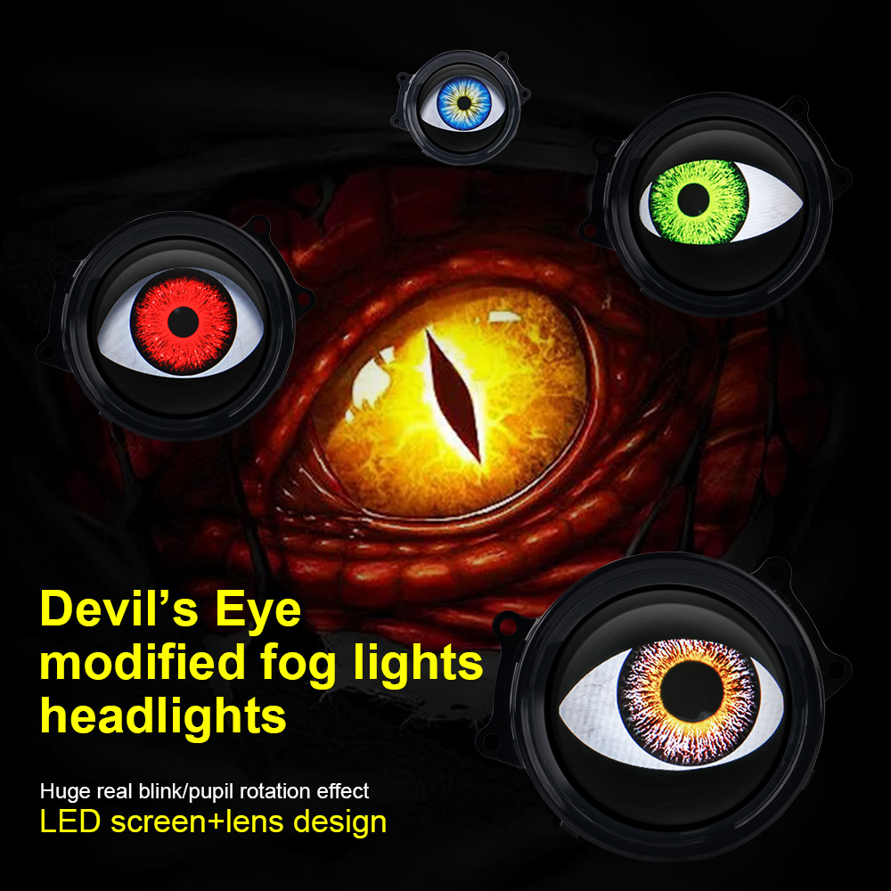 Devil's Eye Car LED Headlight  - Smart Home Logo recension och pris