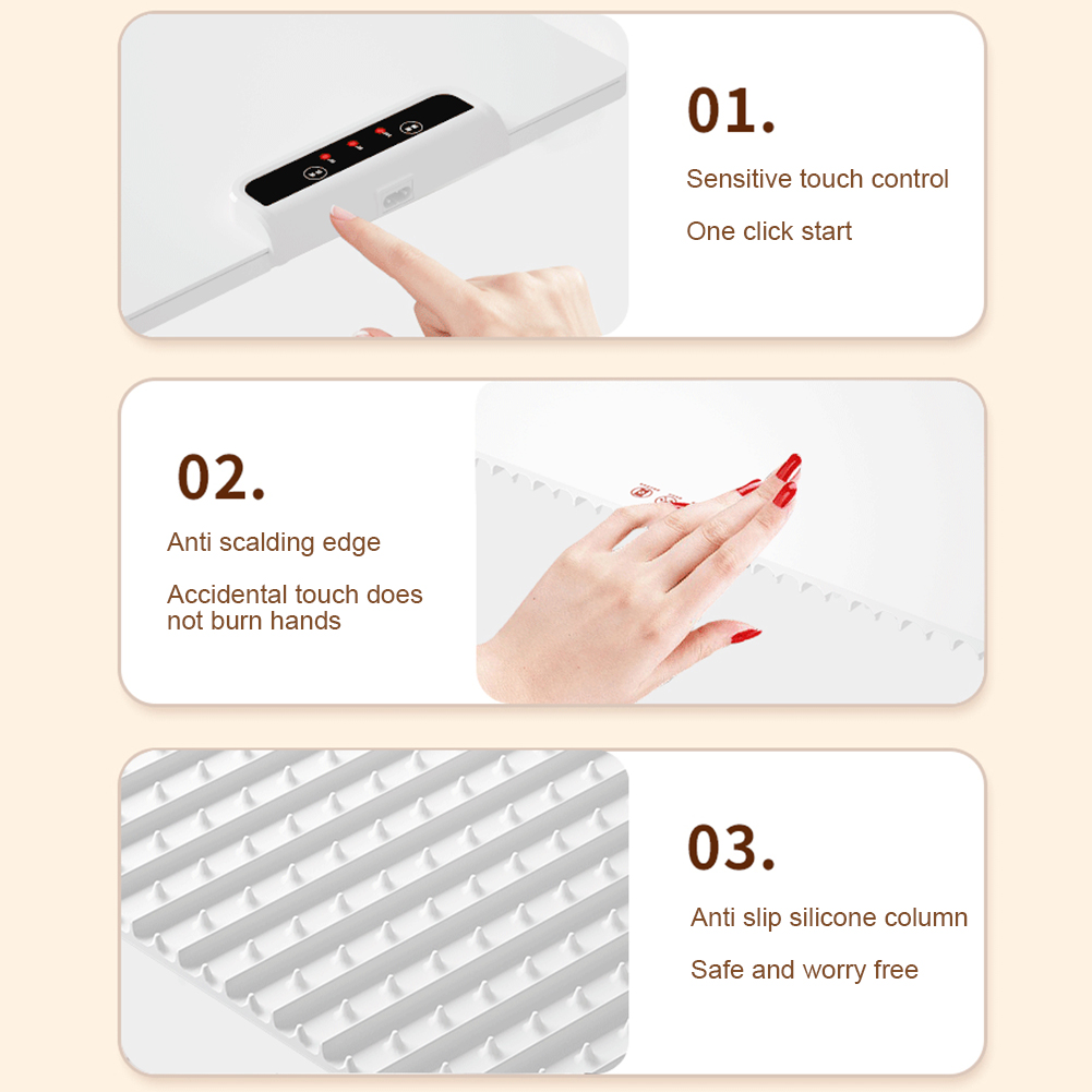 Silicone Foldable Fast Heating - Smart Home Tools recension och pris