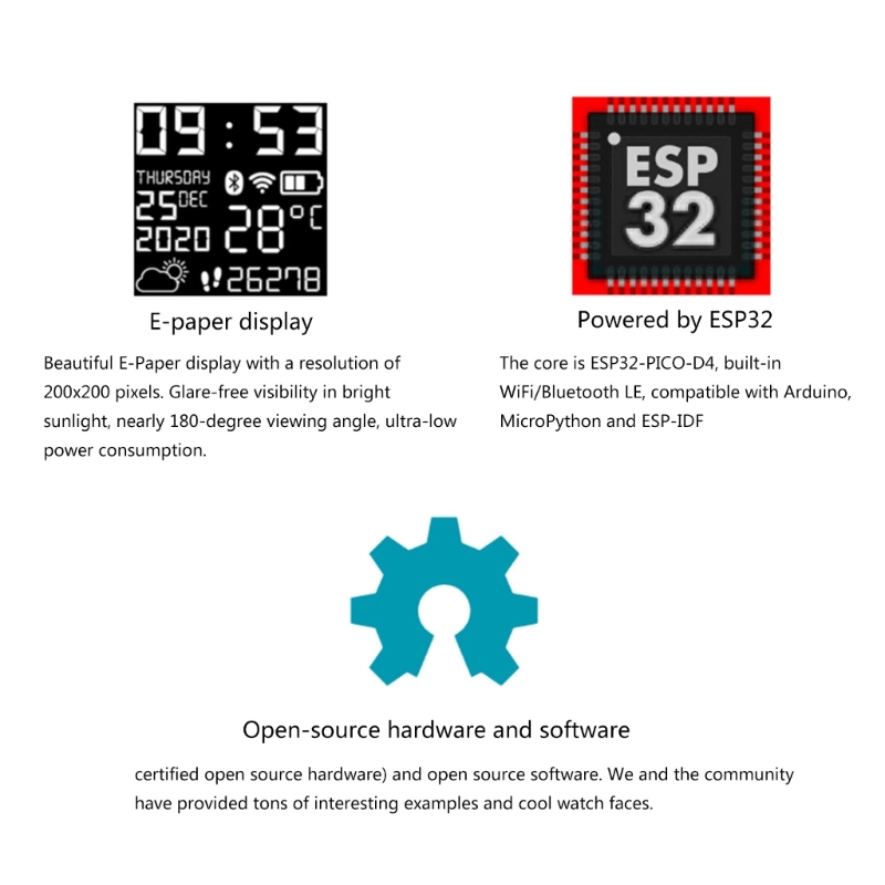 K0EA ESP32 Smartwatch Open Sou - Smart Home Open Source recension och pris