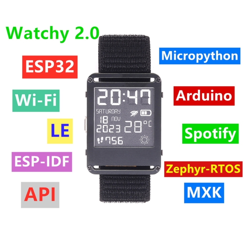 K0EA ESP32 Smartwatch Open Sou - Smart Home Open Source recension och pris
