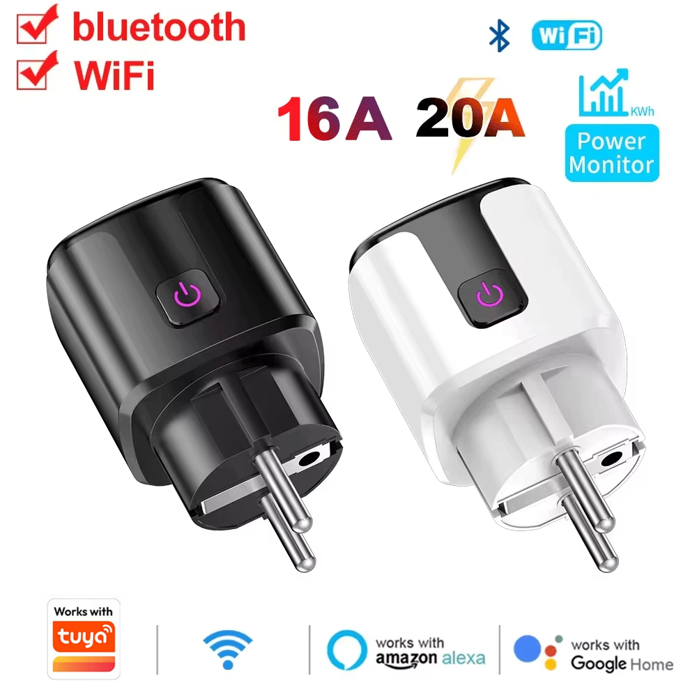WiFi EU Smart Socket Plug Work - Smart Home Europe recension och pris