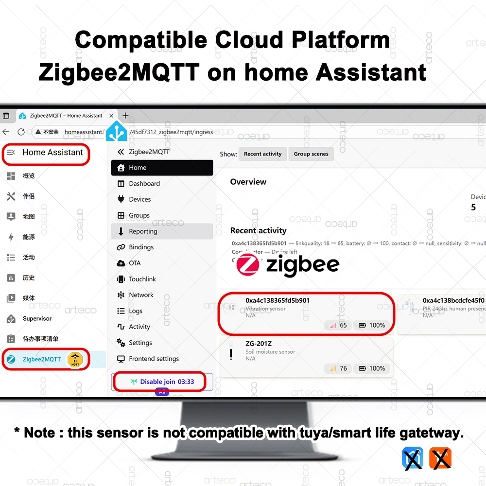 Smart ZigBee 3.0 Vibration Sen - Smart Home Tools recension och pris