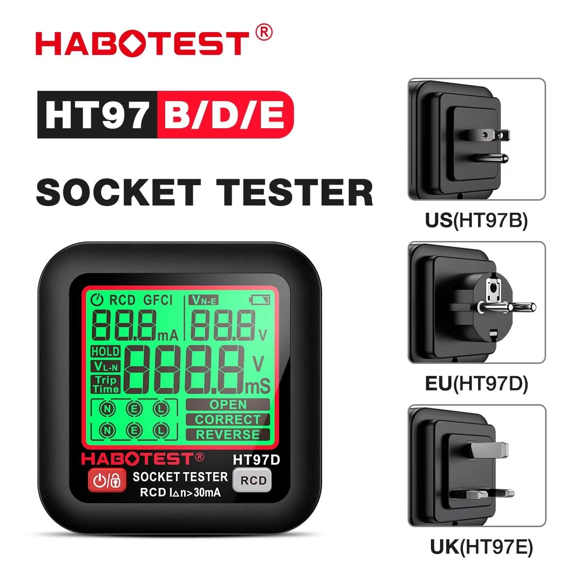 HABOTEST HT97 Digital Socket T - Smart Home Europe recension och pris