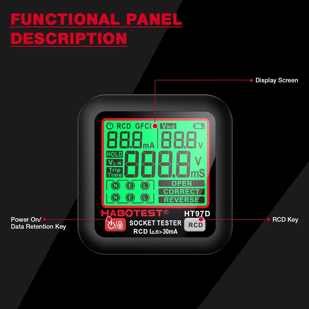 HABOTEST HT97 Digital Socket T - Smart Home Europe recension och pris