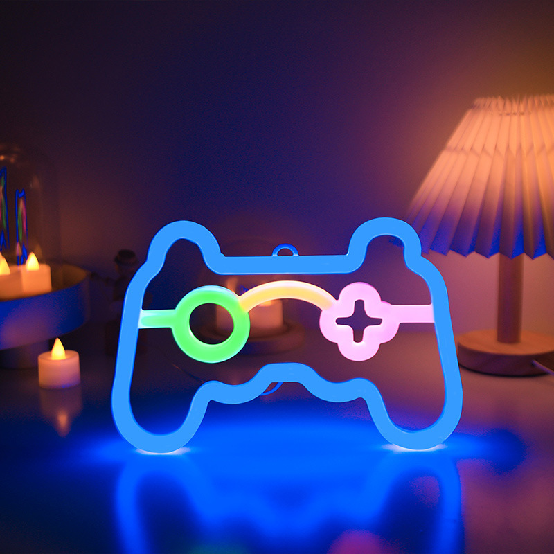 LED Game Controller Neon Sign  - Smart Home Poster recension och pris