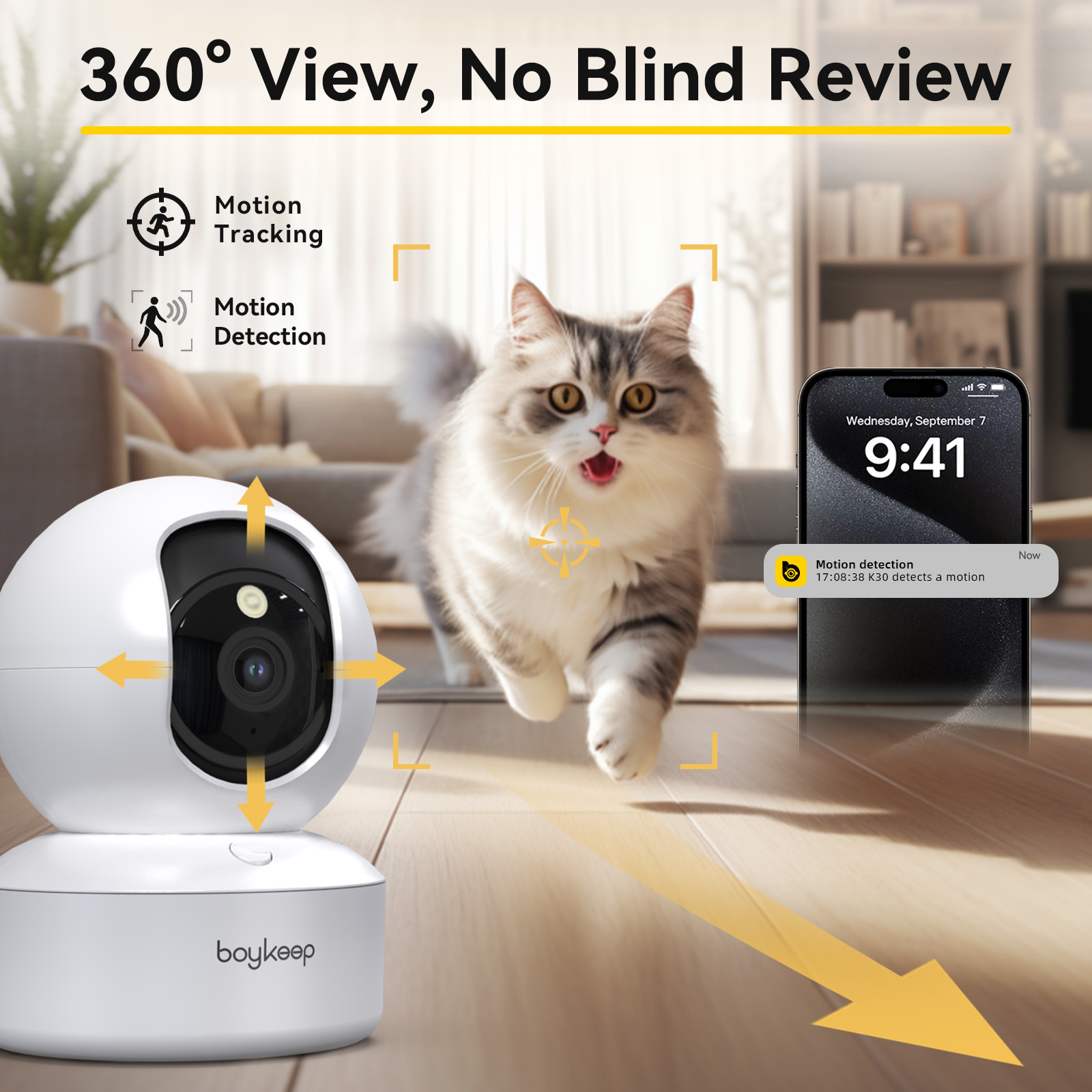 Boykeep 2K Pet Dog Camera with - Smart Home Camera Ezviz recension och pris