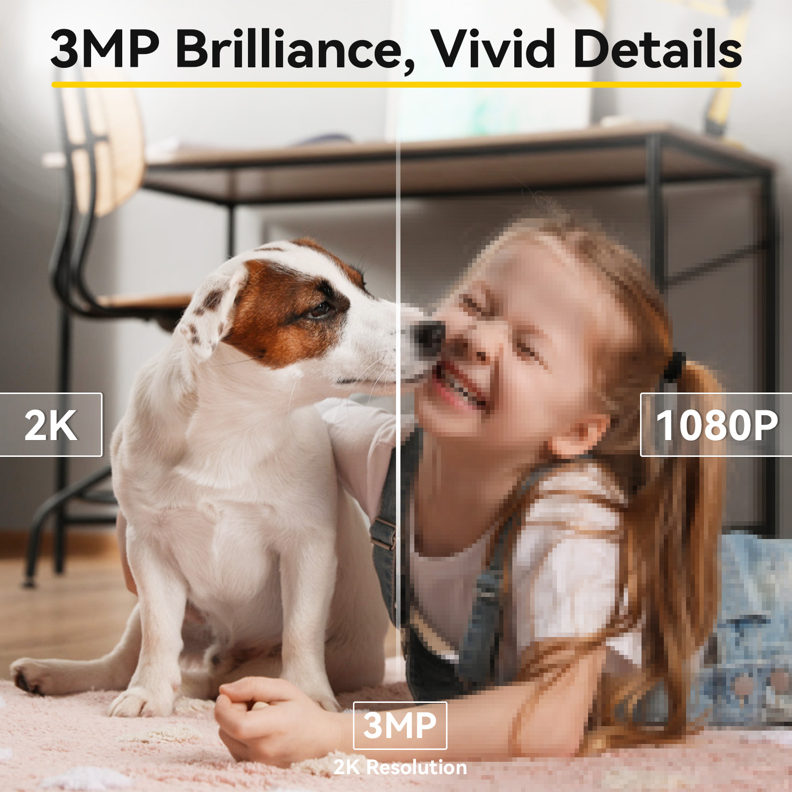 Boykeep 2K Pet Dog Camera with - Smart Home Camera Ezviz recension och pris