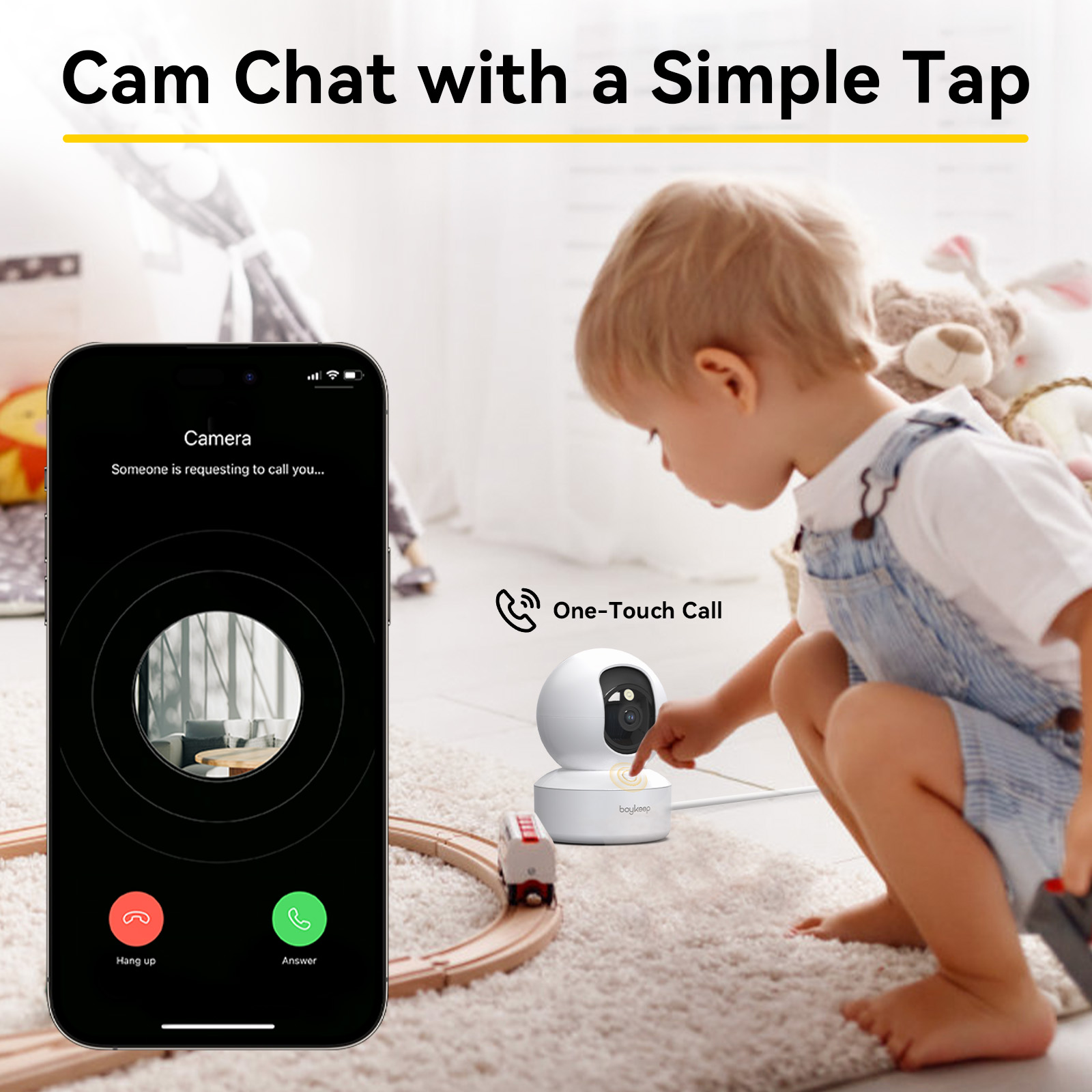 Boykeep 2K Pet Dog Camera with - Smart Home Camera Ezviz recension och pris