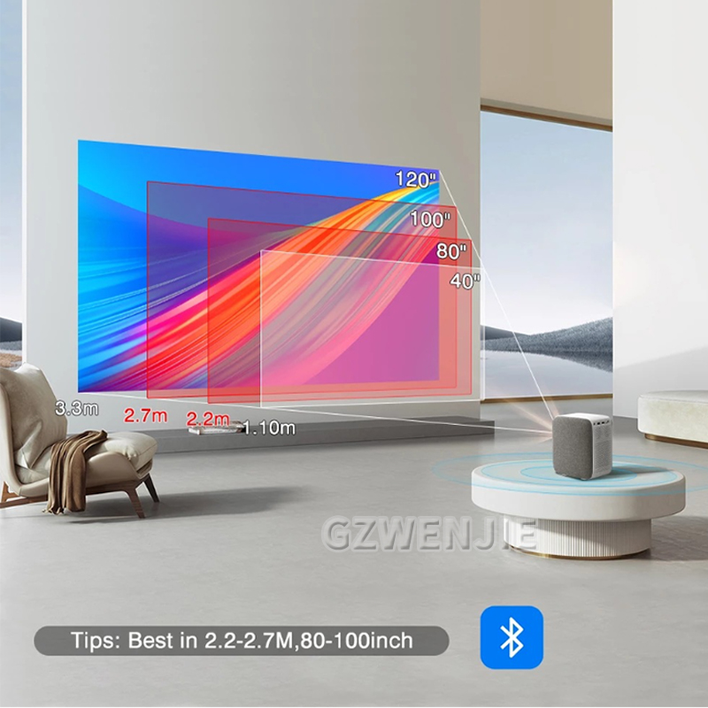 H6 Mini Projector LED 1080P Fu - Smart Home Tv recension och pris