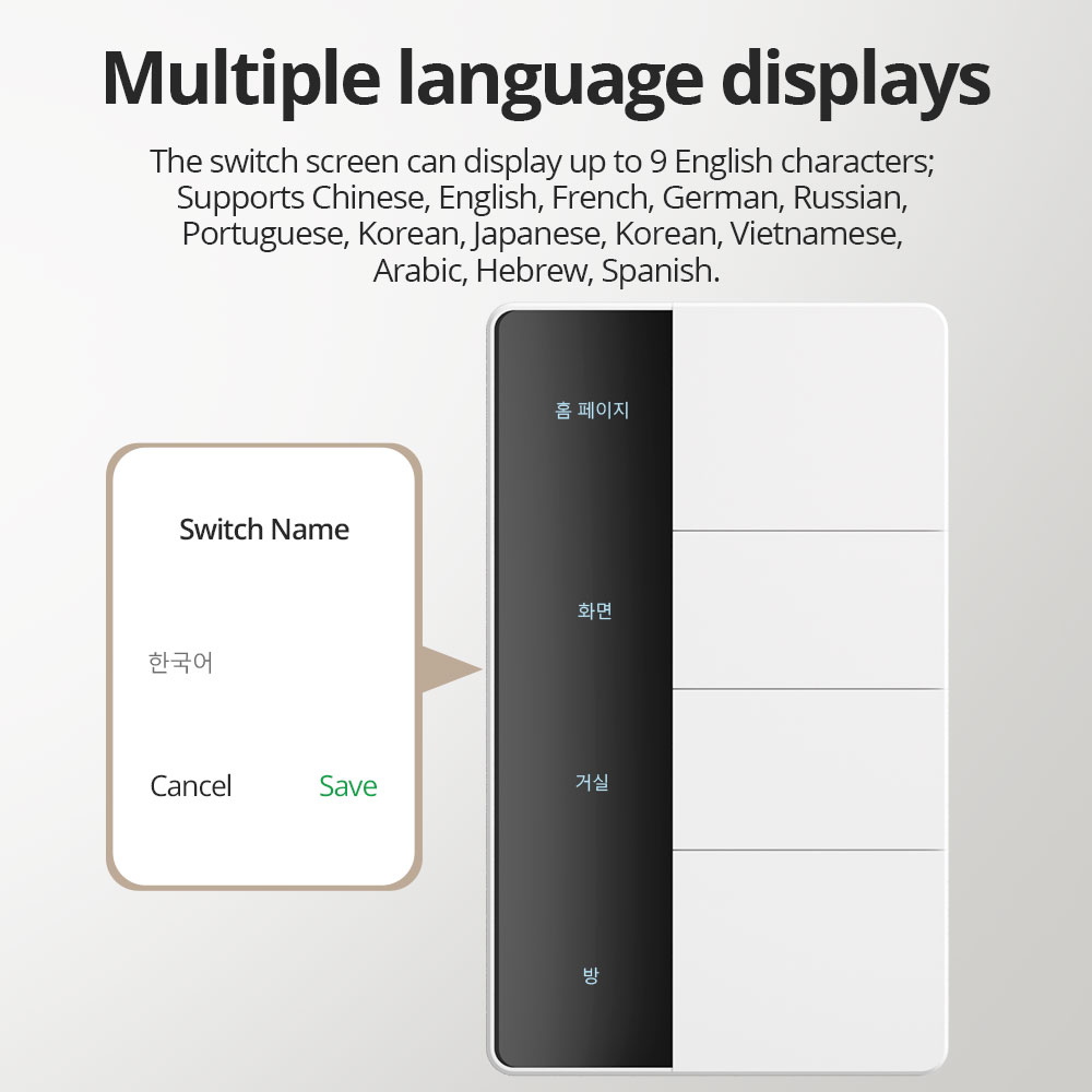 1234 Gang US Type Zigbee Push  - Smart Home Hub Matter recension och pris