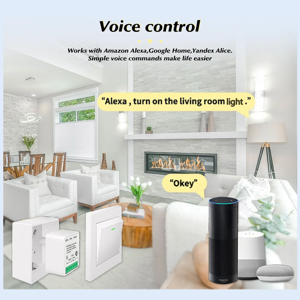 For Tuya Mini Smart WiFi Switc - Smart Home Google Assistant recension och pris
