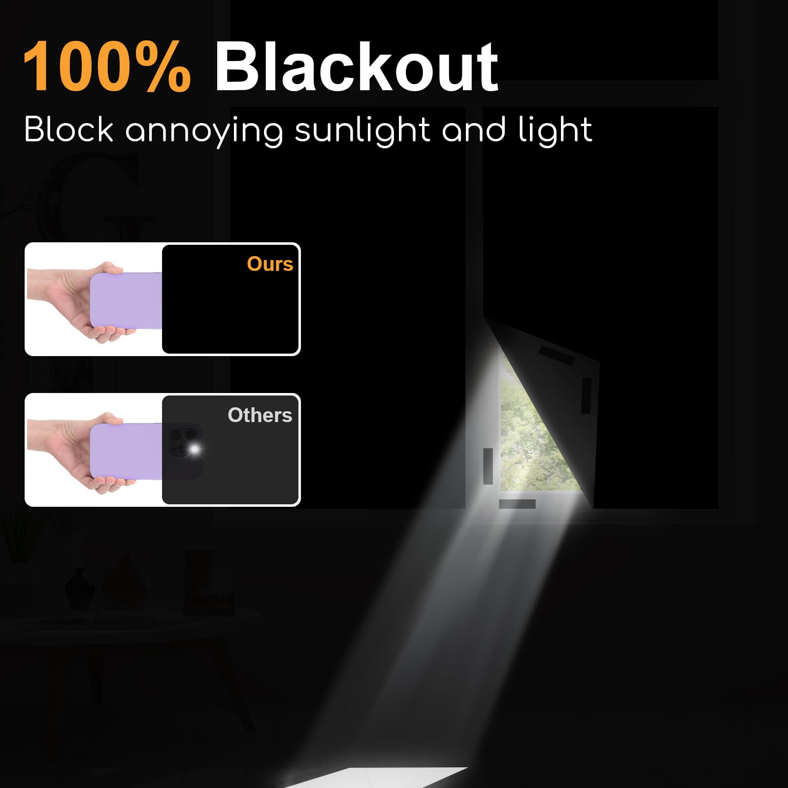 100% Blackout Curtain Darkest  - Smart Home Film recension och pris