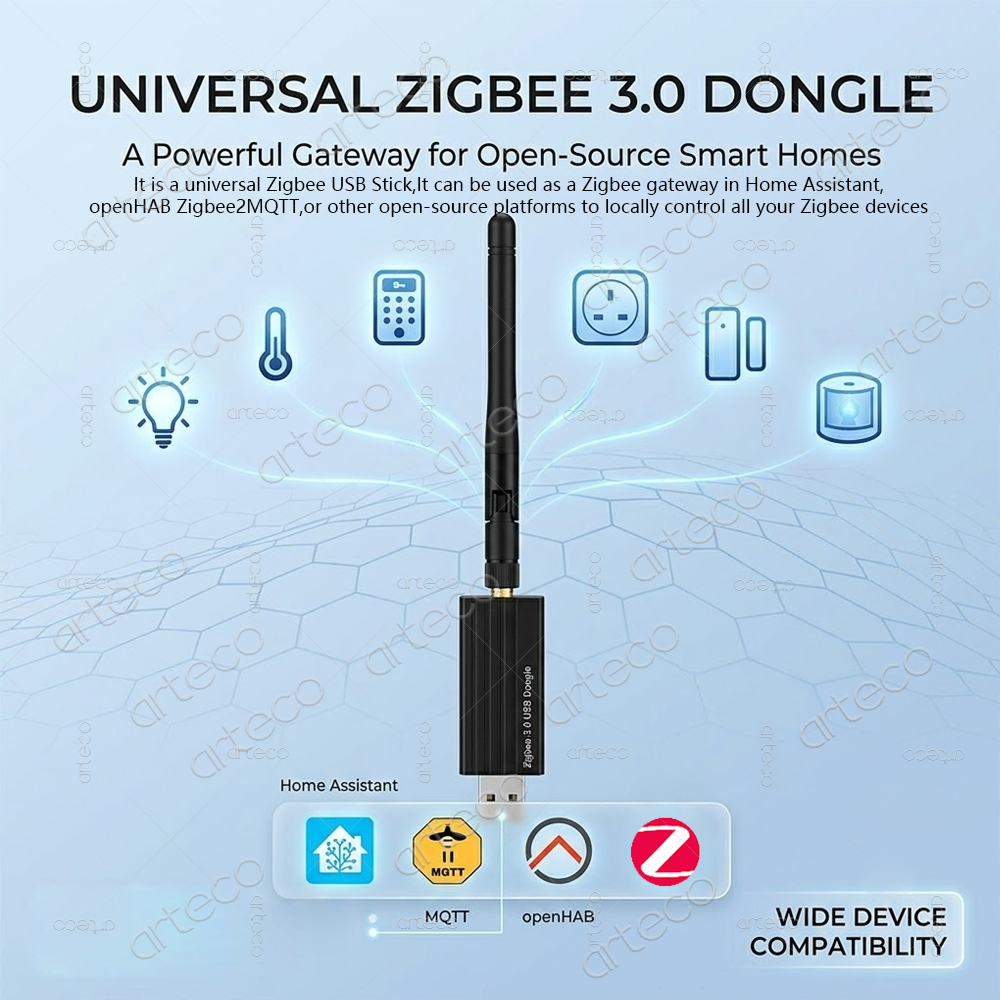 ZigBee 3.0 USB Dongle Used As  - Smart Home Open Source recension och pris