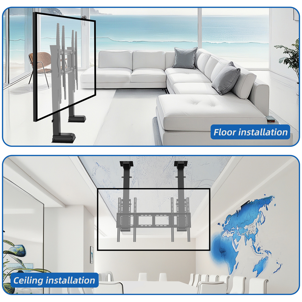 Electric Height Adjustable 65- - Smart Home Tv recension och pris
