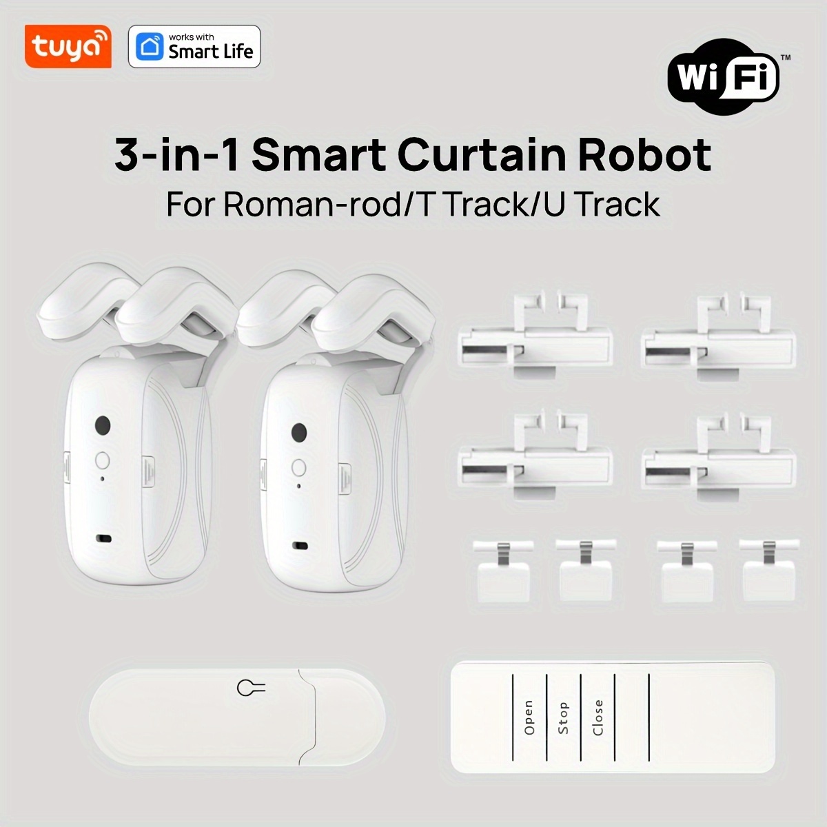 1/2PCS Tuya Smart WiFi Curtain - Smart Home Gira recension och pris