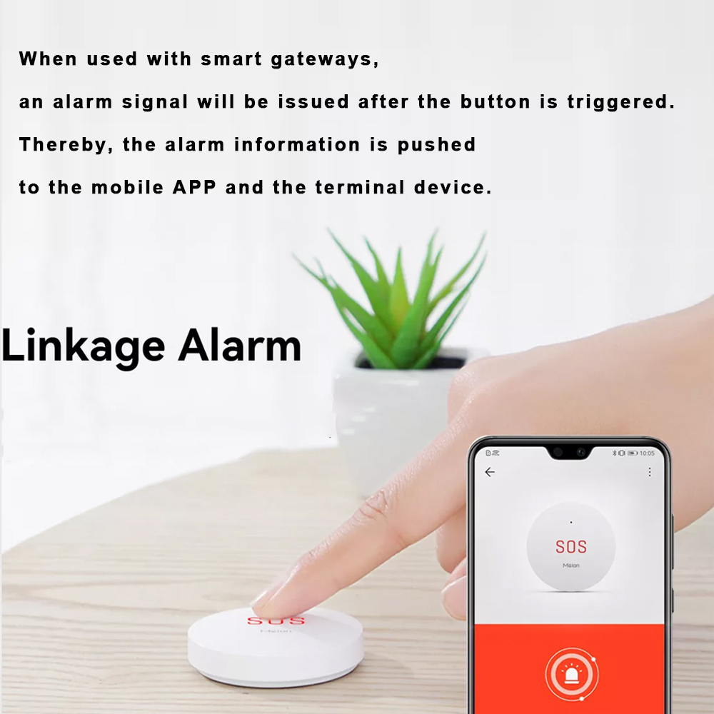 Meian Zigbee Tuya SOS Emergenc - Smart Home Gira recension och pris
