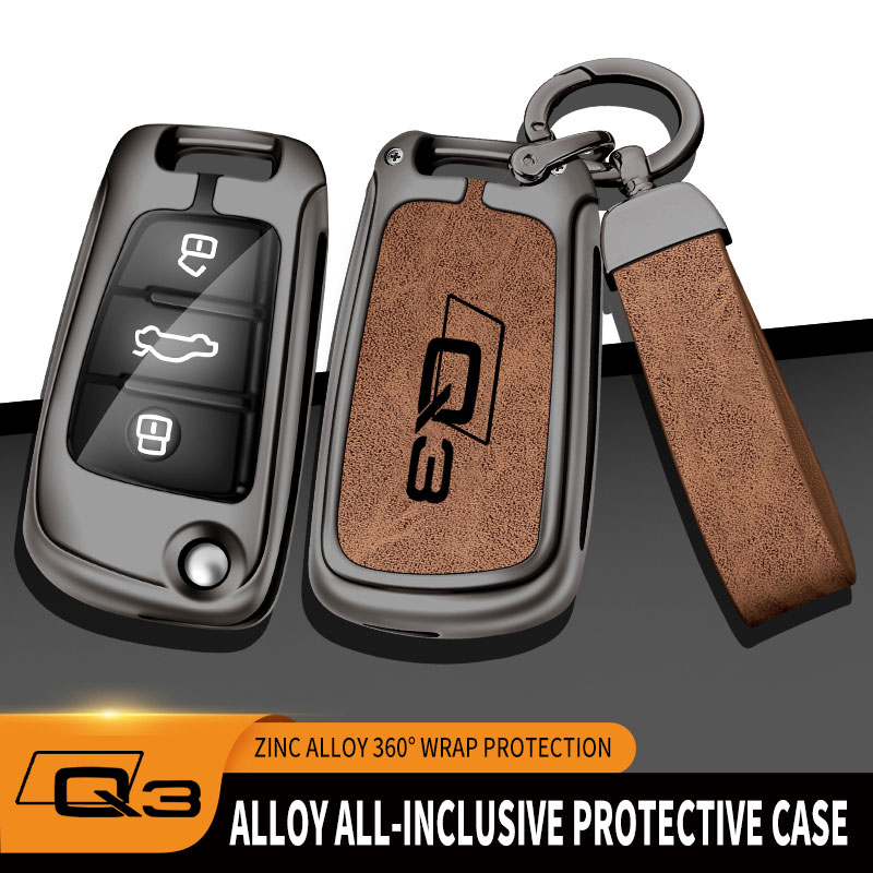 Zinc Alloy Car Key Case For Au - Smart Home Logo recension och pris