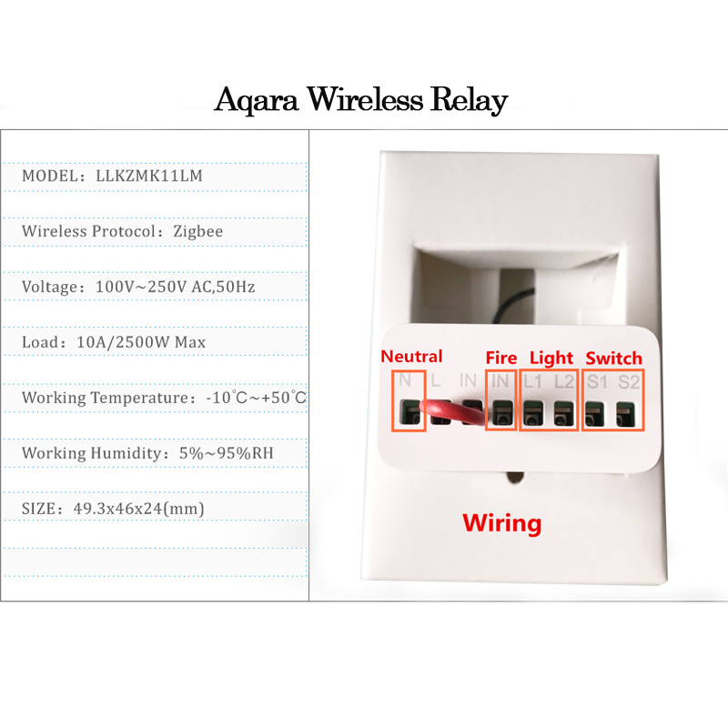 Original Aqara two-way Control - Smart Home Xiaomi 2 recension och pris