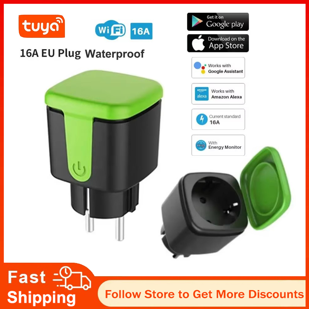 Tuya EU 16A WiFi Smart Waterpr - Smart Home Europe recension och pris