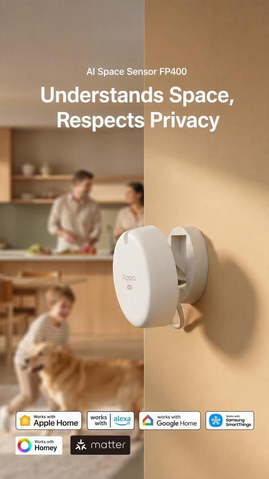 Aqara FP400 AI Millimeter‑Wave - Smart Home Hub Matter recension och pris