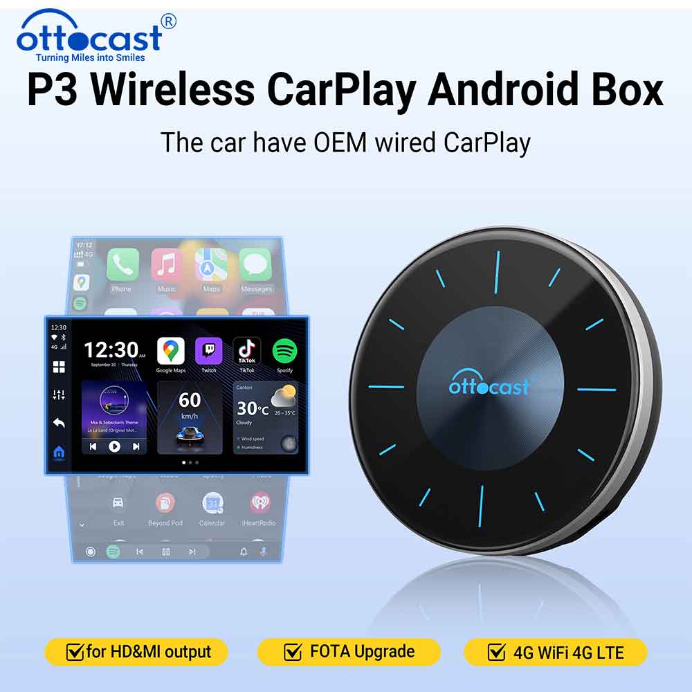 OTTOCAST P3 OttoAibox CarPlay  - Smart Home Tv recension och pris