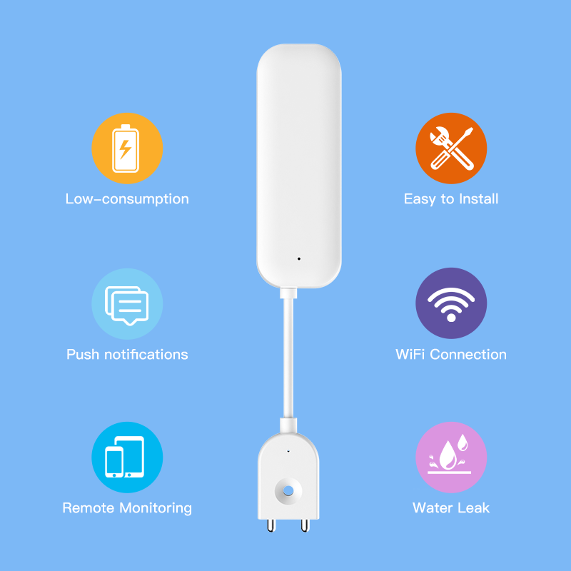 Tuya WiFi ZigBee Water Sensor  - Smart Home Tools recension och pris
