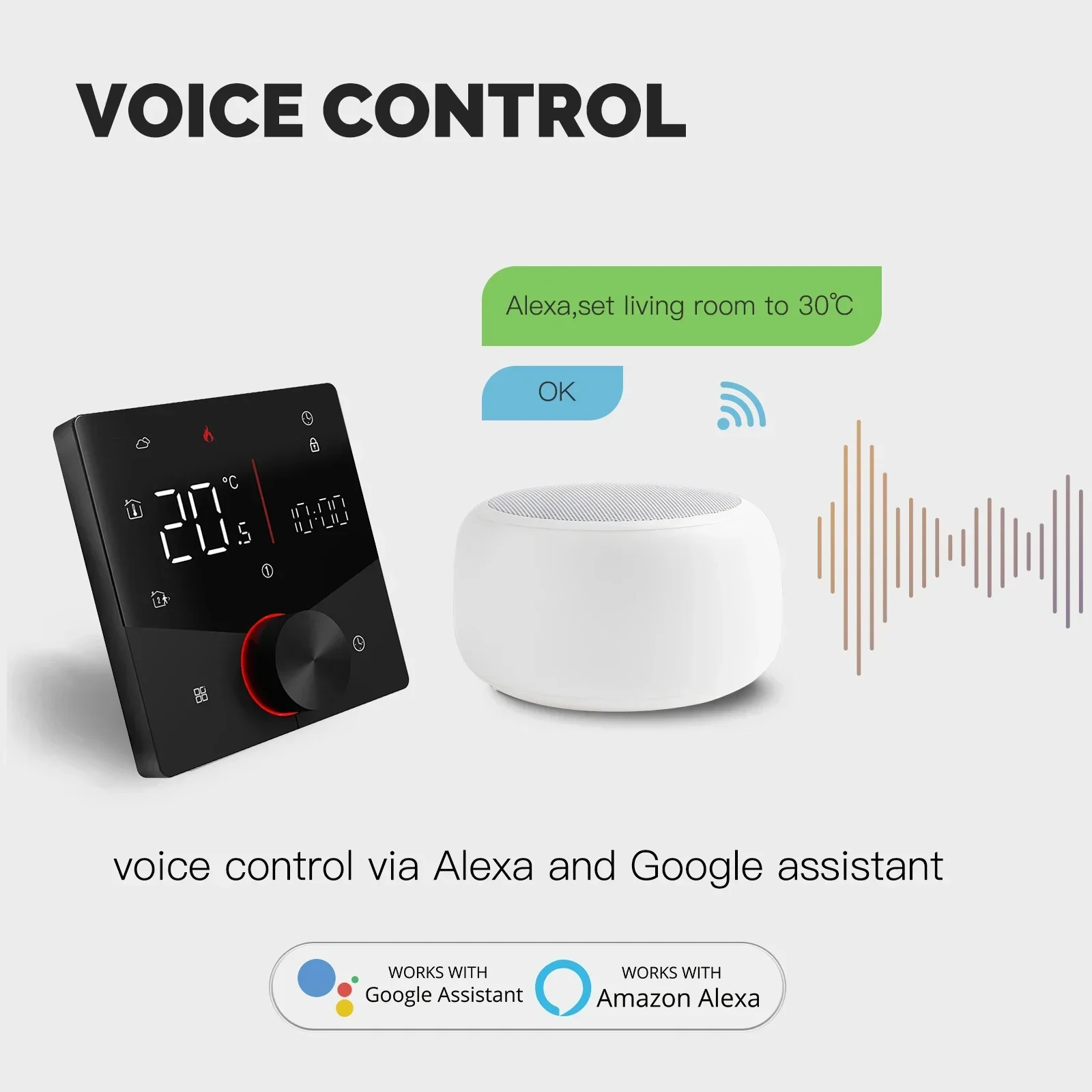 MOES Tuya WiFi Smart Knob Ther - Smart Home Package recension och pris