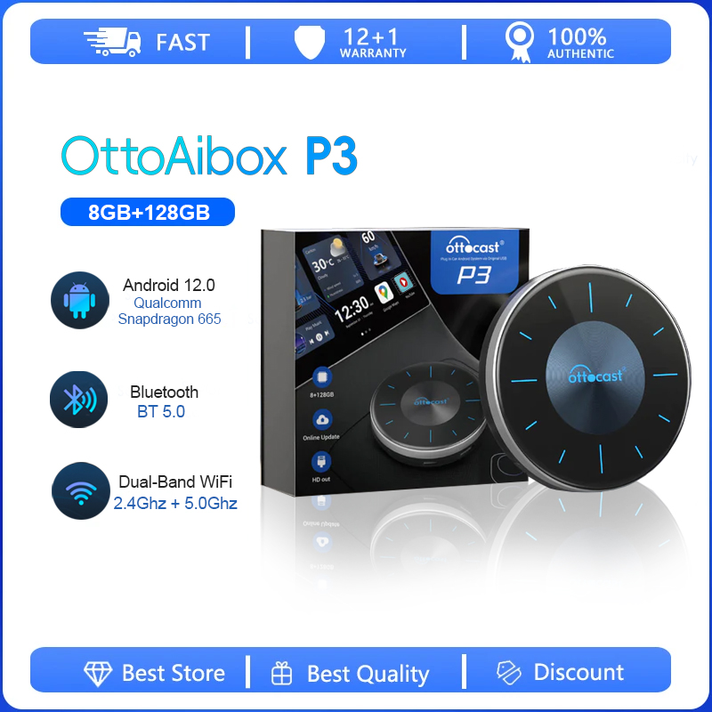 OttoAibox P3 CarPlay AI TV Box - Smart Home Tv recension och pris