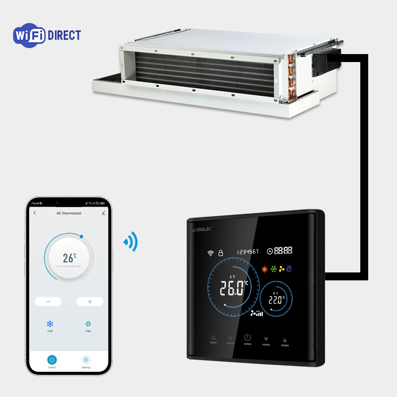Smart Fan Coil Thermostat HVAC - Smart Home Package recension och pris