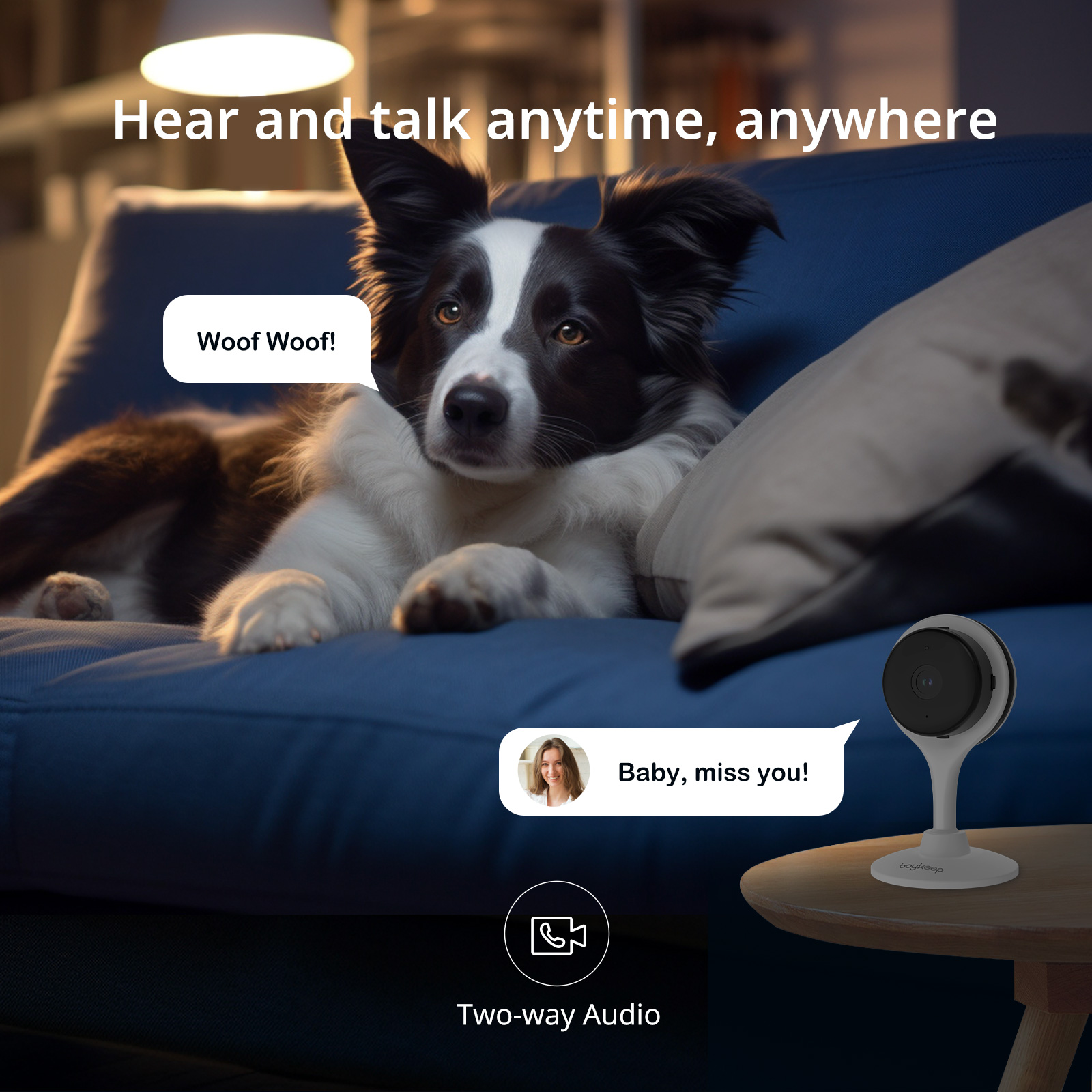 BoyKeep Surveillance Camera 3M - Smart Home Camera Ezviz recension och pris