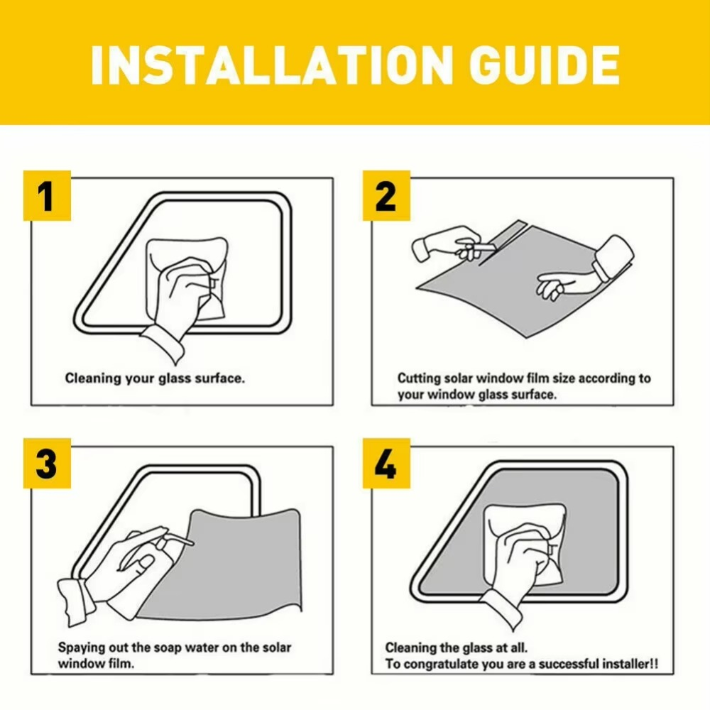 50cmx3m Car Window Privacy Fil - Smart Home Film recension och pris