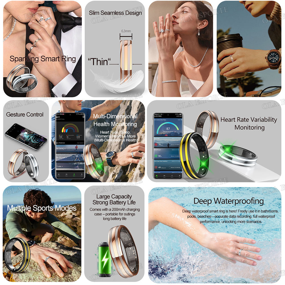 New Smart Ring Heart Rate Stre - Smart Home Trainer recension och pris