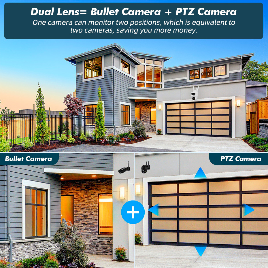 FUERS 5K 10MP Dual Lens IP Cam - Smart Home Camera Ezviz recension och pris