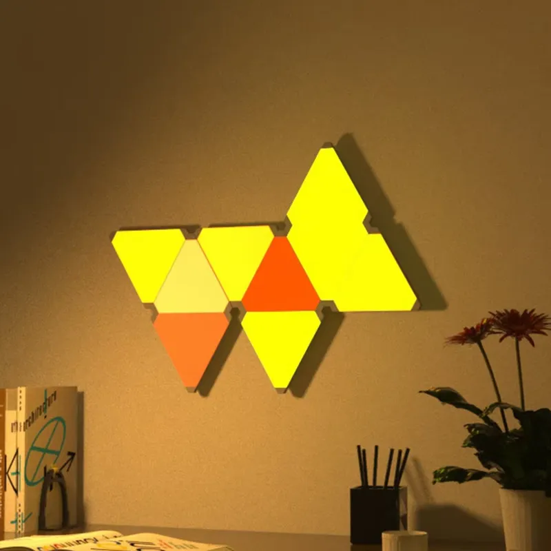 Banqcn Triangle LED Gaming Set - Smart Home Google Assistant recension och pris