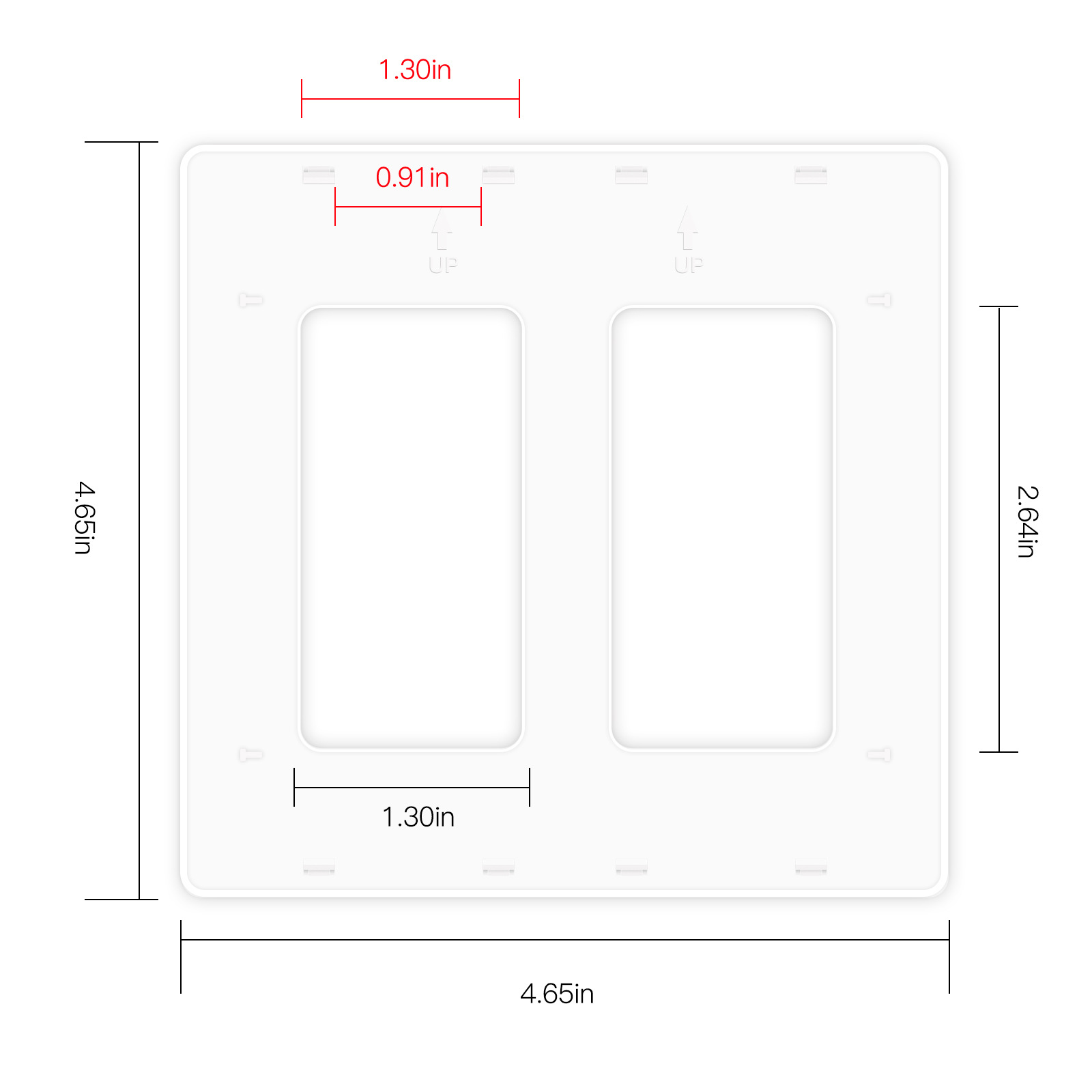 US、EU Type Switch Panel 2/3/4  - Smart Home Europe recension och pris